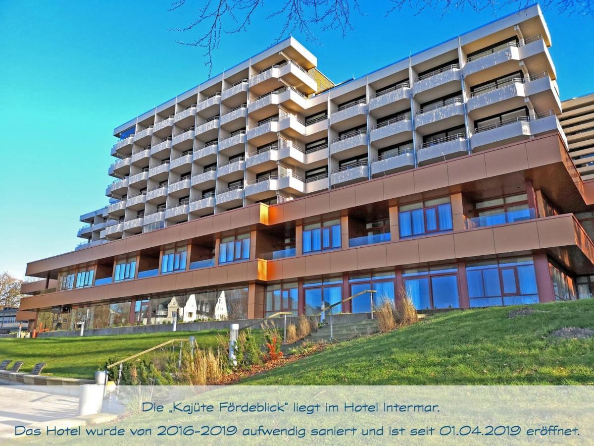 Fewo1846 Intermar - Kajuete Foerdeblick - Familienfreundliches Studioapartment Mit Balkon Und Meerblick 格吕克斯堡 外观 照片