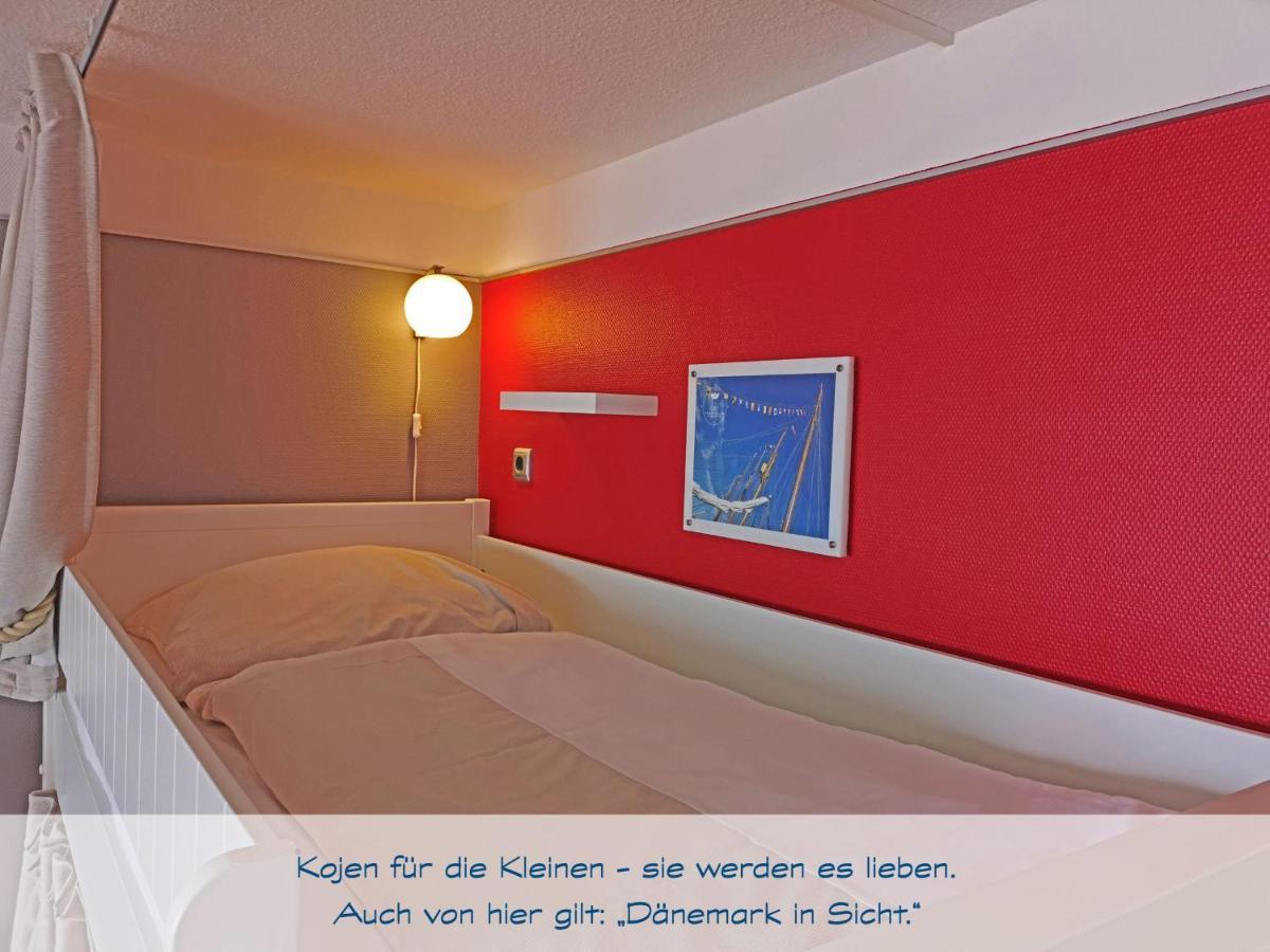 Fewo1846 Intermar - Kajuete Foerdeblick - Familienfreundliches Studioapartment Mit Balkon Und Meerblick 格吕克斯堡 外观 照片